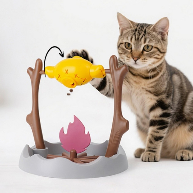 노즈워크 장난감 바베큐모양 반려견장난감