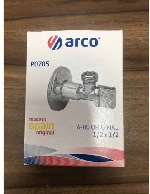 永昕衛廚 西班牙 arco 馬桶/臉盆龍頭專用三角凡爾 含濾網 四分進水 三分出水, 1個