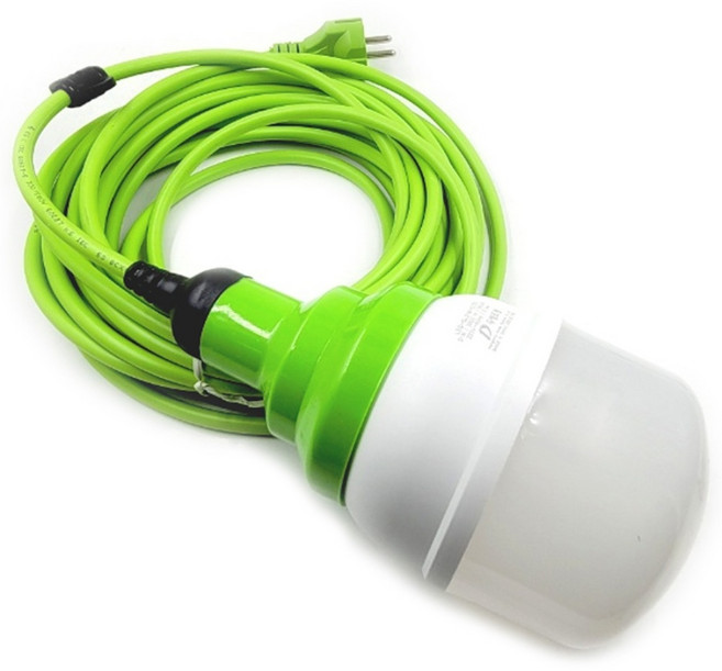 LED 작업등 30W 10M 램프포함 주광색 캠핑 가설 현장조명, 1개