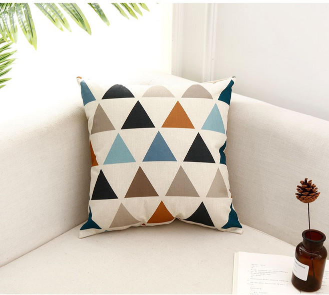 쇼파 쿠션 소파 북유럽 허리 엔틱 등받이, C