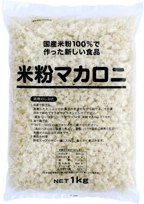 쌀가루 별모양 마카로니 1kg (업소용), 상세참조, 1개