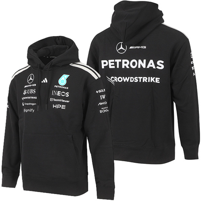 아디다스 Mercedes-AMG Petronas F1 Driver 후드티 블랙