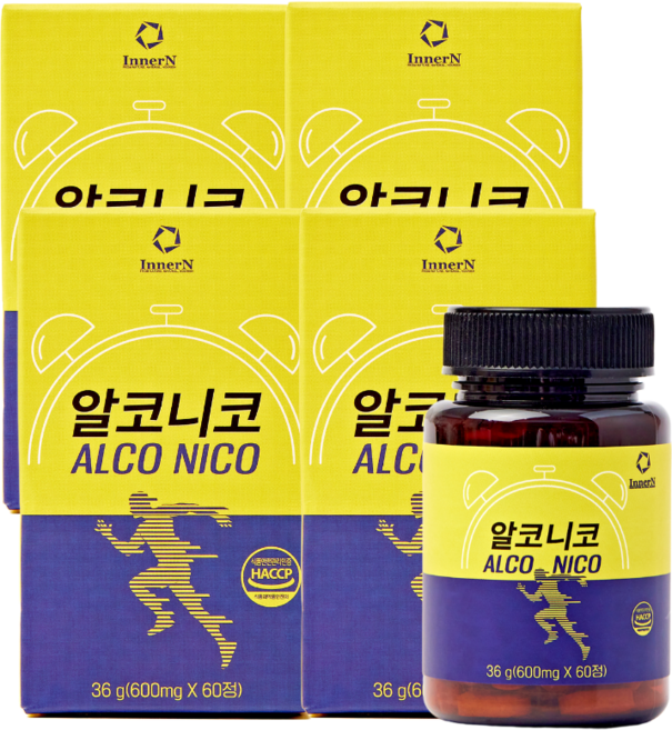 알코니코 AN-1000B[고함량 45%함유] 퀘르세틴, 4개, 60정