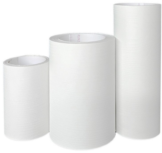 퀸하우징 두꺼운 국산 인테리어필름 몰딩시트지, DPS070 우드 백색, 10cm