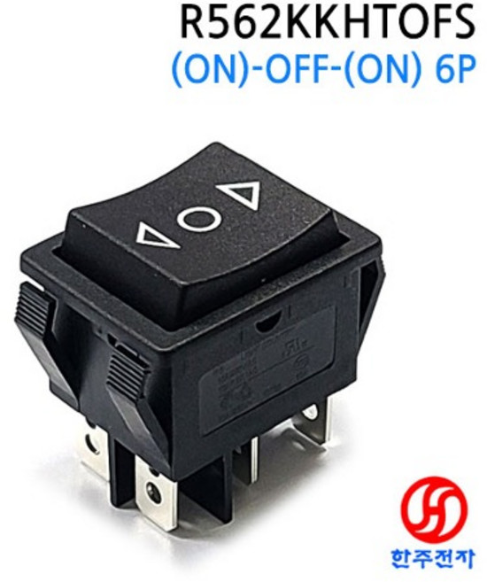 Light Country 3단6P복귀 스크린라커스위치 R562KKHTOFS HJ-02231, 1개