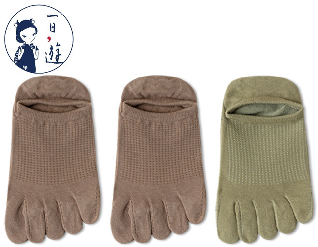 NicoFun 愛定做 3雙 日式 分趾襪 隱形襪 木屐襪 大尺碼棉襪
