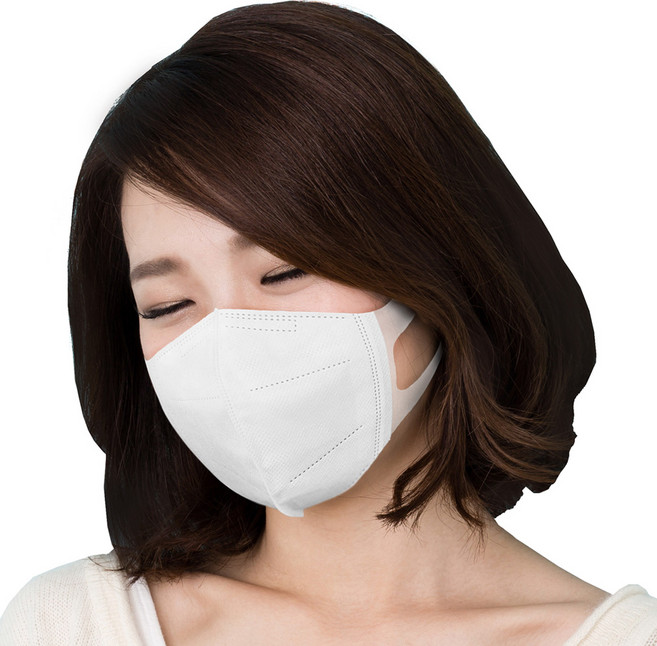[KFAD] 퓨올 순수 국내산 귀편한 새부리형 비말차단 마스크 50매, 5개입, 10개, 화이트