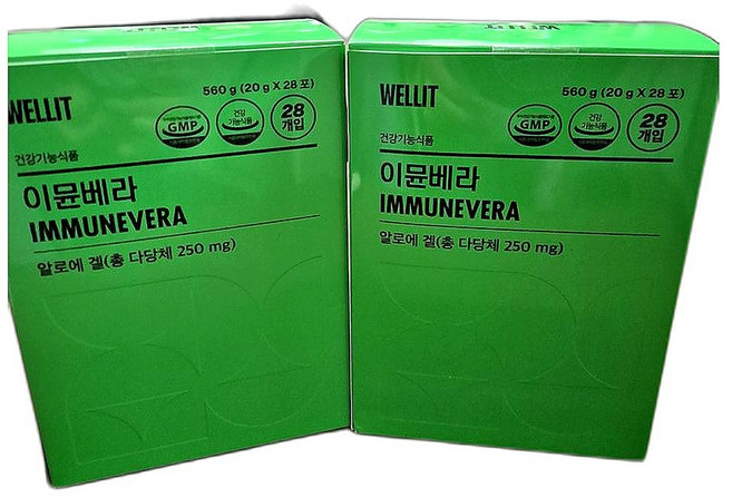 면역력 지원 건강 알로에 정제 다량 함유 스틱형 영양제 280g 4개, 280정
