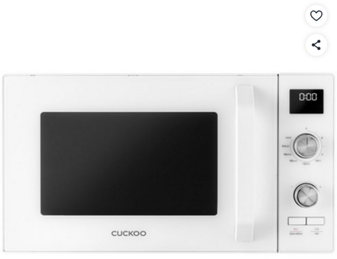 쿠쿠 전자레인지 다이얼식 23L, CMW-2310DW (23L/화이트/쿠쿠정품)