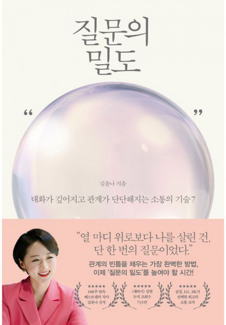 질문의 밀도:대화가 깊어지고 관계가 단단해지는 소통의 기술 7, 21세기북스, 김윤나 저