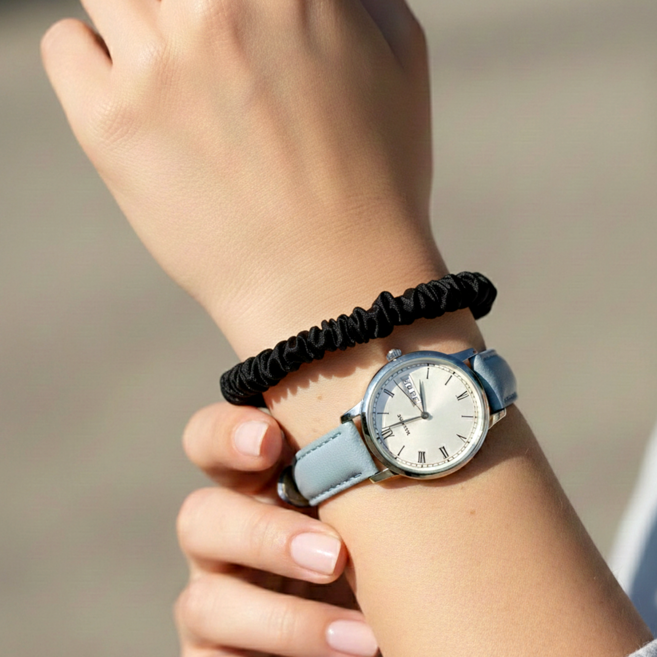 소소한다람쥐 자국없는 머리끈 얇은 곱창머리끈 스크런치 헤어 슈슈