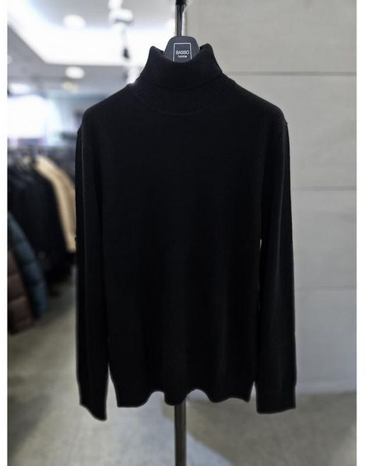 바쏘옴므 세이브존03 남성 터틀넥 혼방 브라운 목티 니트 폴라티 WSAGZ4WN78A (41346928)