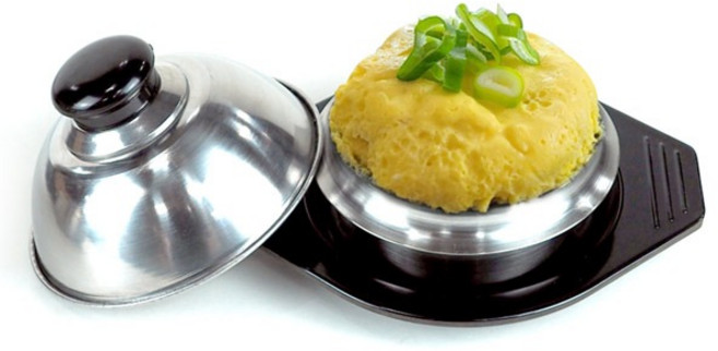국내산 인덕션(IH) 스텐 폭탄 계란찜 가마솥 1-2인, 1세트, 13cm