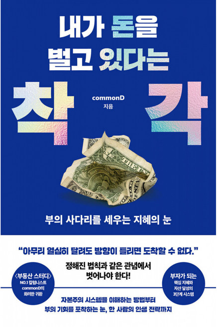 내가 돈을 벌고 있다는 착각 책 (부의 사다리를 세우는 지혜의 눈 자산 달성의 3단계 시스템과 부를 쌓는 핵심 지혜 노하우) commonD 꼬몽디 지음