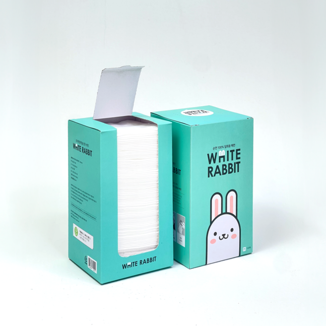 화이트래빗 일회용해면 M 3개, 100매입