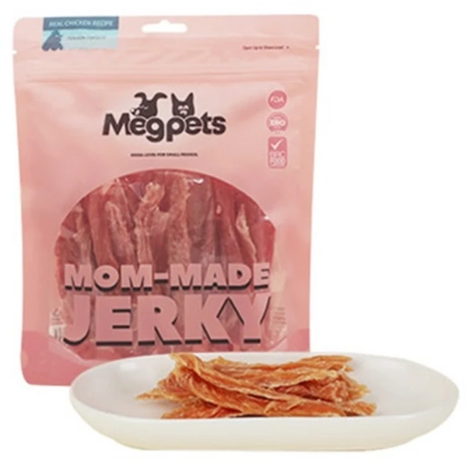 강아지 맘 메이드 져키 사사미 고단백 저알러지 애견 간식 육포, 1개, 180g, 치킨터프 트위스트 - 쿠팡