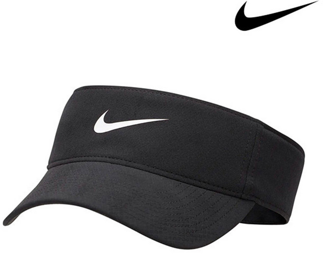 나이키 2025 U NK DF ACE 썬캡 바이저 HJ3689 나이키 코리아 정품, 블랙 M/L