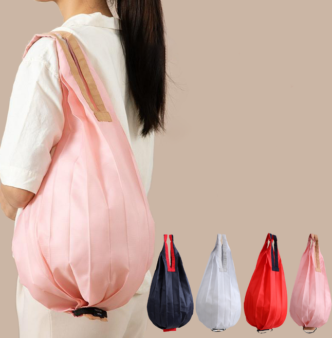 슈파토 플리츠 디자인 1초 접는 에코백 12L