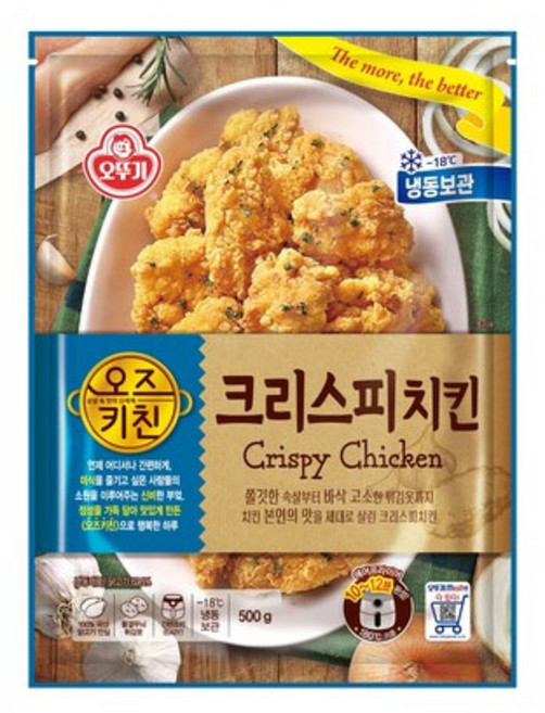 (무)(냉동)오뚜기 오즈키친크리스피치킨400g, 1개, 400g