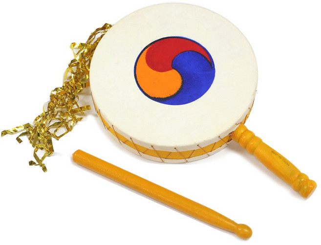 영창 친환경 나무소고 천연소가죽 수공예 파우치포함