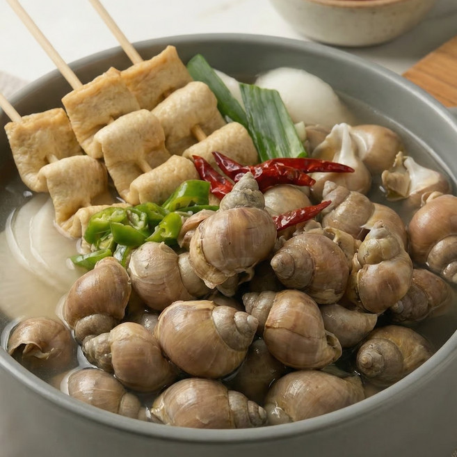 샛별수산 2kg 대용량 백골뱅이탕 국내산 골뱅이 어묵탕 캠핑 밀키트, 2.07kg, 1개