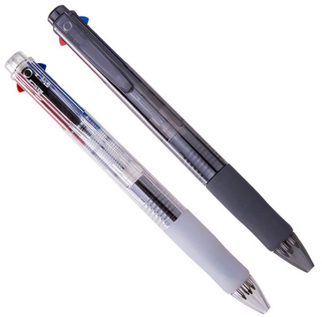 Deli 得力 0.7mm 四色圓珠筆 S313, 1個, 四色