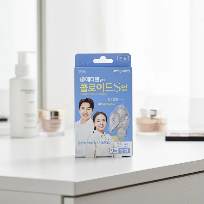 아텍스 뉴메디랩 콜로이드 S덤 혼합형(S M L), 9개입, 1개 - 쿠팡