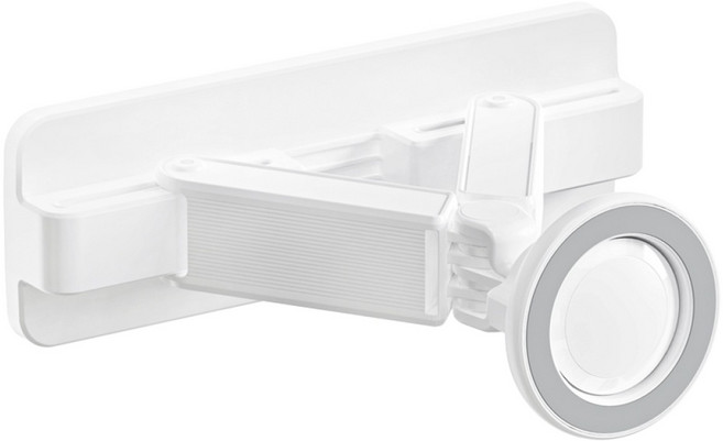 태블릿 스마트폰 맥세이프 벽 거치대 접착식 볼헤드, 1개, 화이트