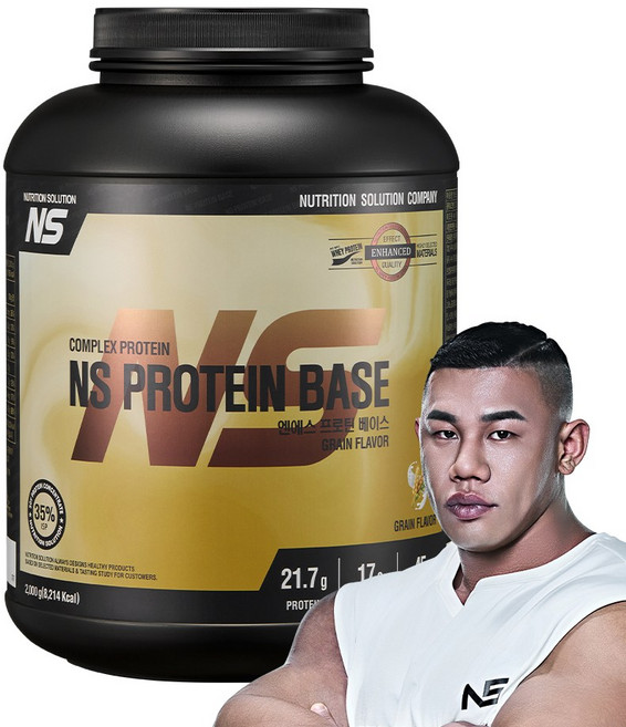 NS 프로틴베이스 곡물맛 헬스보충제 복합단백질, 1개, 2kg