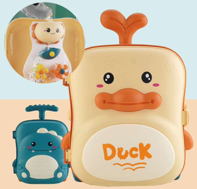 샌드 토이 캐리어 모래 놀이 가방 세트, 청록, 1개