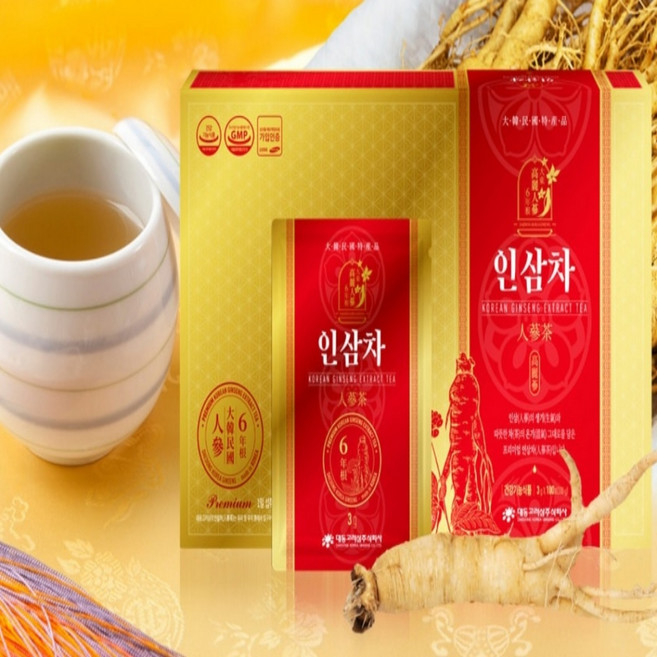 [BJMarket] 면역증진 피로개선 인삼차100포 6년근홍삼