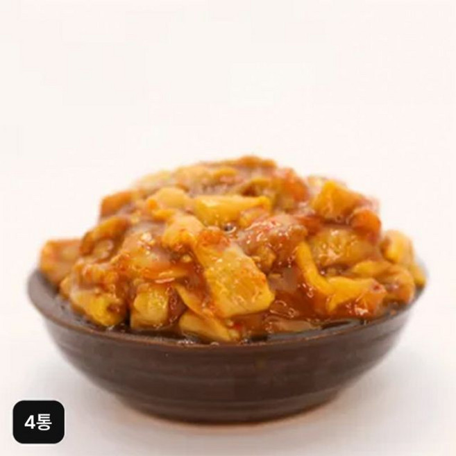 굴다리 제철 멍게젓갈, 4개, 100g