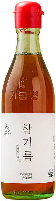 저온압착 방앗간 통참깨 참기름 1회착유 김씨언니마켓, 350ml, 1개