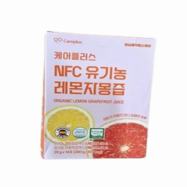 경남제약헬스케어 케어플러스 NFC 유기농 레자몽, 4개, 280g