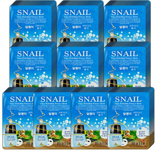 마리에 에센스 마스크팩 달팽이 100매 시트마스크팩, 100개, 1개입