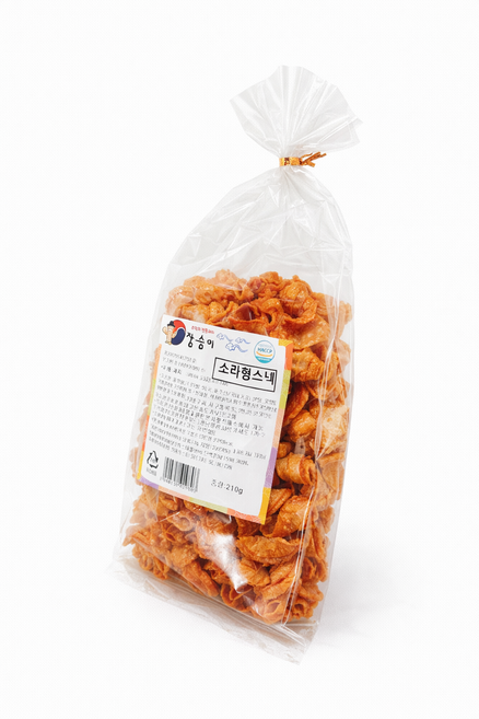 장승이옛날과자 소라형스넥, 210g, 1개