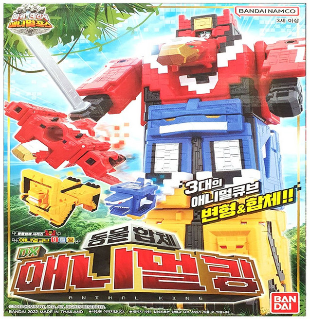 반다이 파워레인저 애니멀포스 동물합체 DX 애니멀킹 변신로봇, 1개