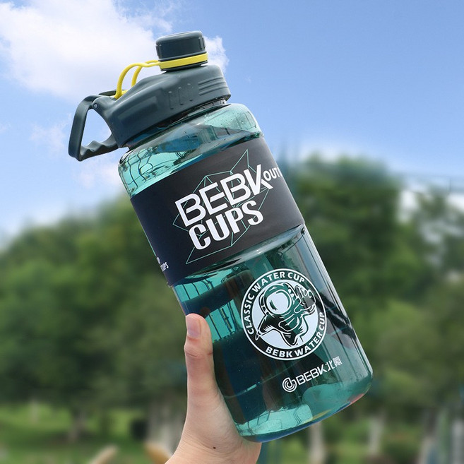 BEBK 運動水壺, 橄欖綠,1700ML, 1個
