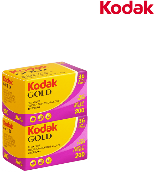 코닥 골드 200 36컷 컬러 필름 35mm, 2개