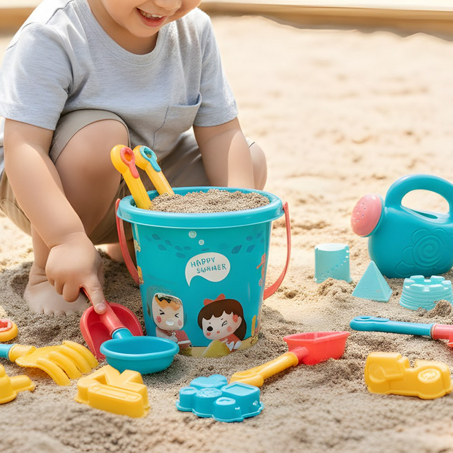 모래놀이 16종 안전소재 장난감 [디프] 사용 세트, 혼합색상, 10g, 1세트