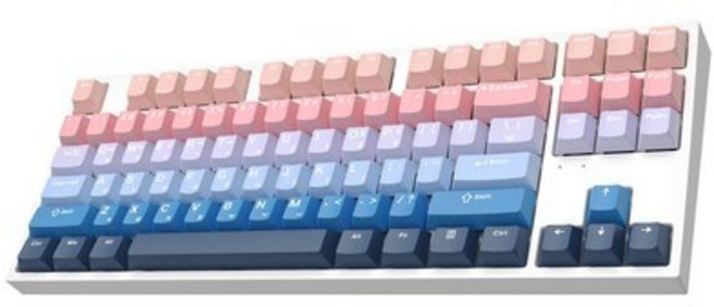 COX CK87 PBT SUNSHINE GD 텐키리스 기계식 키보드 게이밍 (갈축), 갈축, Ck87 PBT SUNSHINE (갈축)(새상품)