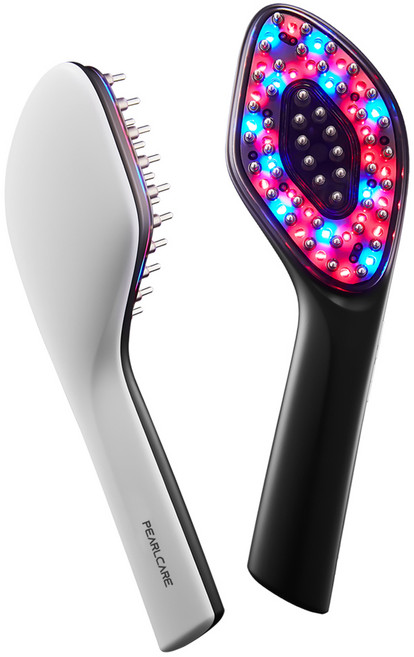 펄케어 고주파 EMS 두피 마사지기 관리기 브러쉬 헤어프로, 화이트, PL-HC3