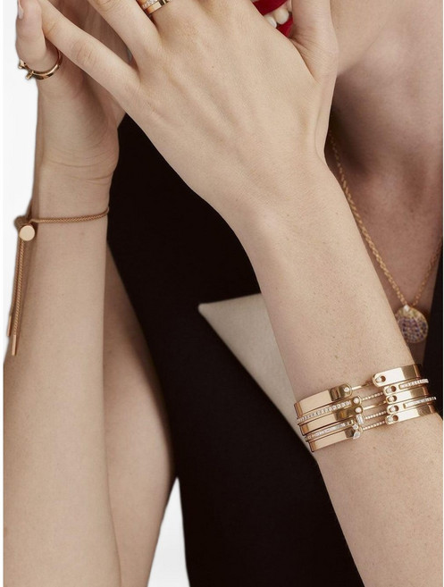 누벨헤리티지 브런치 인 NY 무드 18K 화이트 골드 다이아몬드 브레이슬릿