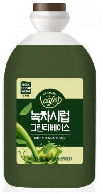 녹차원 녹차시럽 그린티 베이스, 1.8kg, 6개입