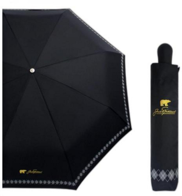 잭니클라우스 골프우산 대형 3단 전 자동 UV 자외선차단 우산 양우산 우양산