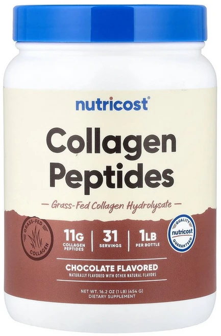 Nutricost Collagen Peptides Chocolate 1 lb (454 g), 459 g, 454g, 1개 - 쿠팡