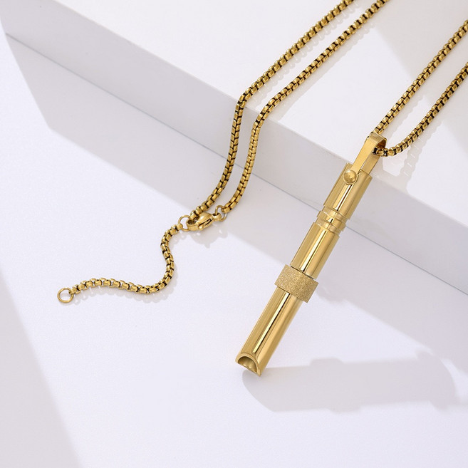 내안의마음 2세대 파이프 스틱 목걸이 선물포장 스테인리스304