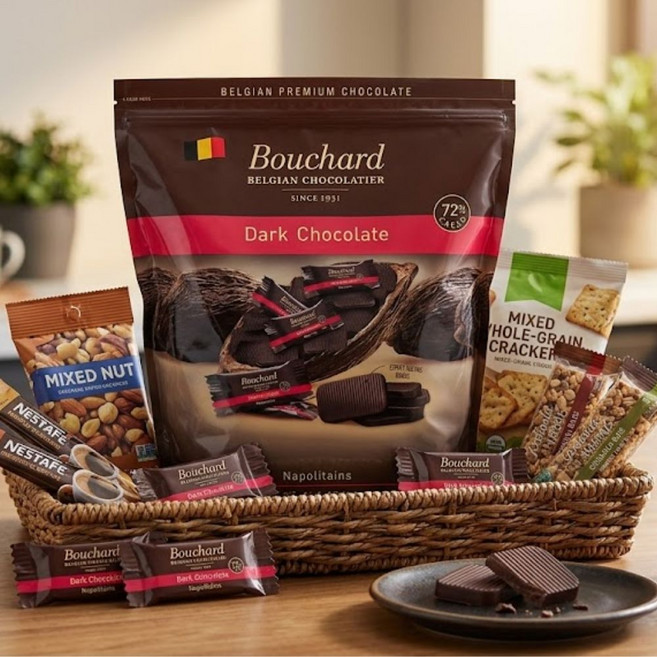 다크 초콜릿 72% 대용량 개별포장, 1개, 1.3kg