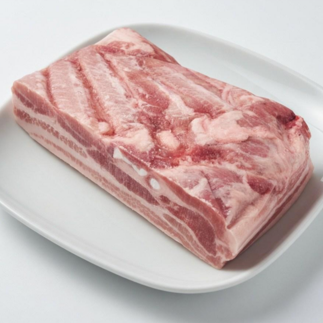 힐링미트 수입 삼겹살 보쌈 수육용 소포장옵션선택, 1개, 500g