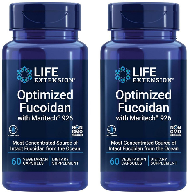 LIFE EXTENSION 優化褐藻醣膠素食膠囊, 60錠, 2個